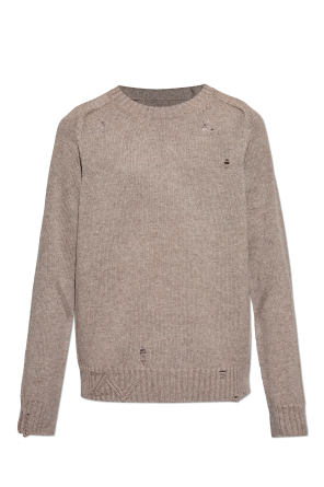 関税・送料込み【JACQUEMUS】アルパカ&ウール混紡グローブ YOKE - 【残りわずか】Mesh Knitted Crewneck Sweater | ACRMTSM